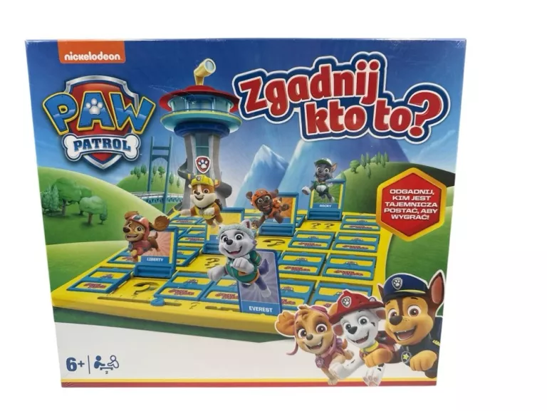 GRA PLANSZOWA “ZGADNIJ KTO TO?” – PAW PATROL (PSI PATROL)