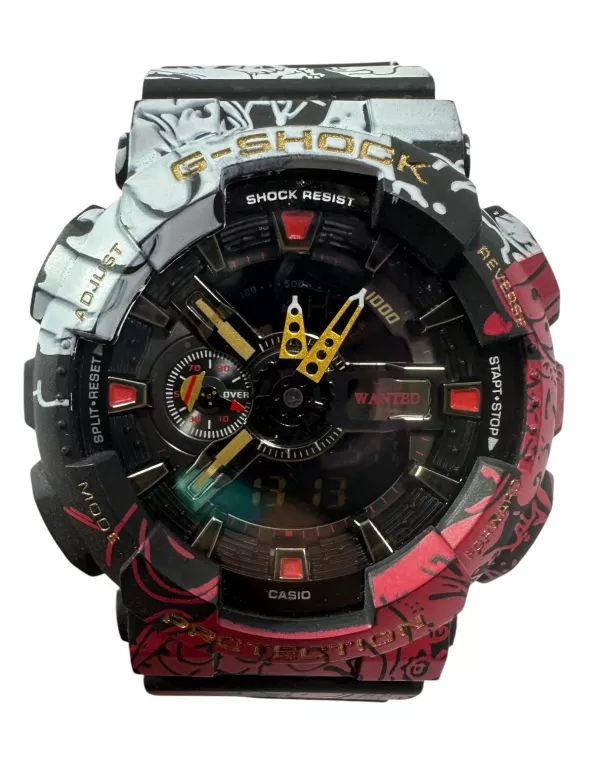 ZEGAREK CASIO G-SHOCK ONE PIECE LIMITED EDITION GA-110JOP-1A4!