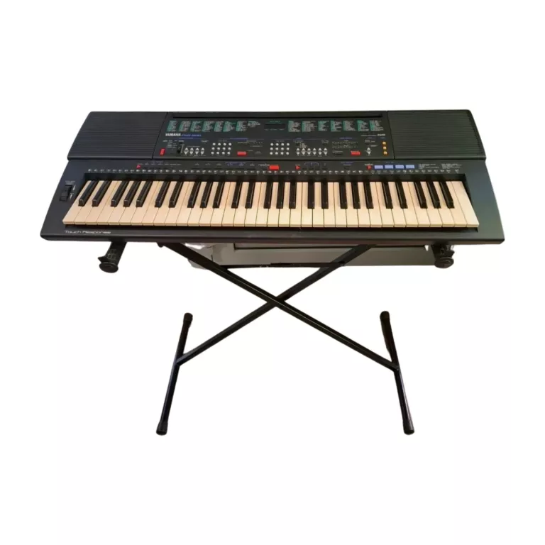 KEYBOARD YAMAHA PSR 500 ZE STATYWEM + ZASILACZ STAN BDB