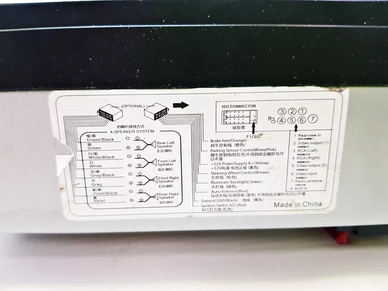 RADIO SAMOCHODOWE 2 DIN CAR MULTIMEDIA PLAYER 7018B PUDEŁKO