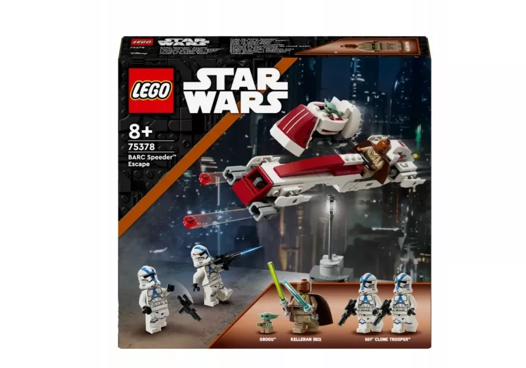LEGO STAR WARS UCIECZKA NA ŚMIGACZU BARC 75378