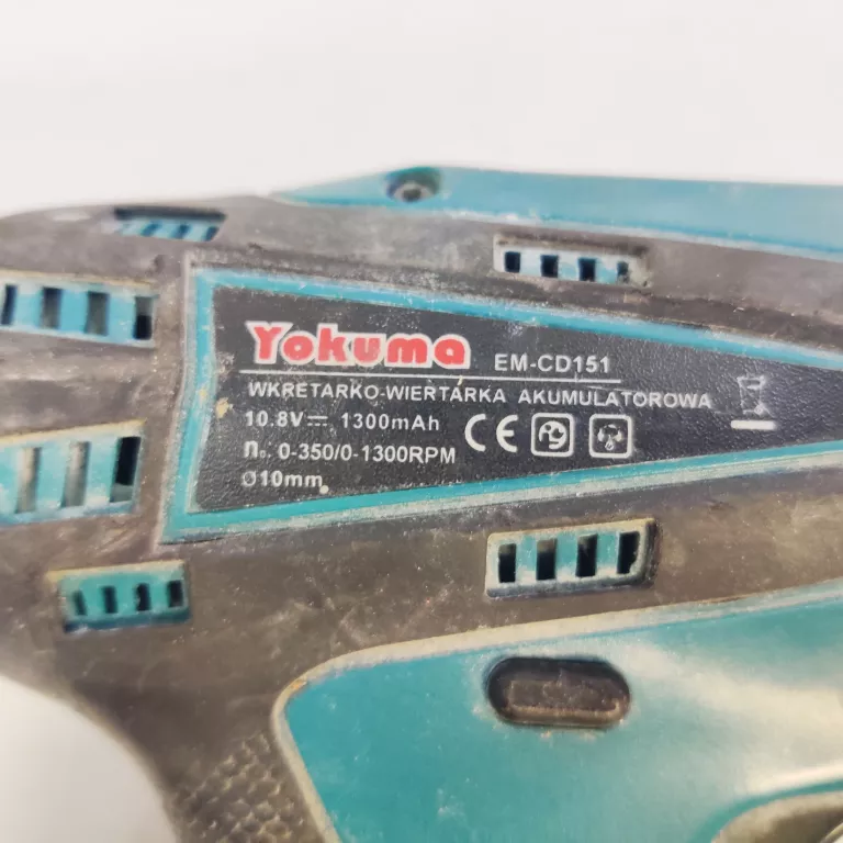 WKRĘTARKA YOKUMA EM-CD151 + 2 AKUMULATORY + ŁADOWARKA