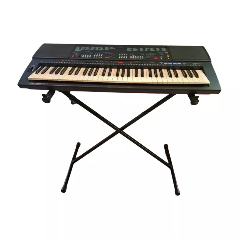 KEYBOARD YAMAHA PSR 500 ZE STATYWEM + ZASILACZ STAN BDB