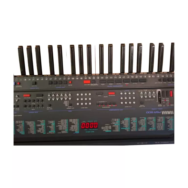 KEYBOARD YAMAHA PSR 500 ZE STATYWEM + ZASILACZ STAN BDB
