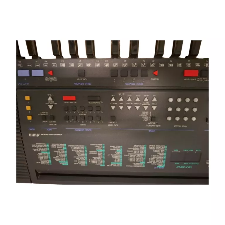 KEYBOARD YAMAHA PSR 500 ZE STATYWEM + ZASILACZ STAN BDB
