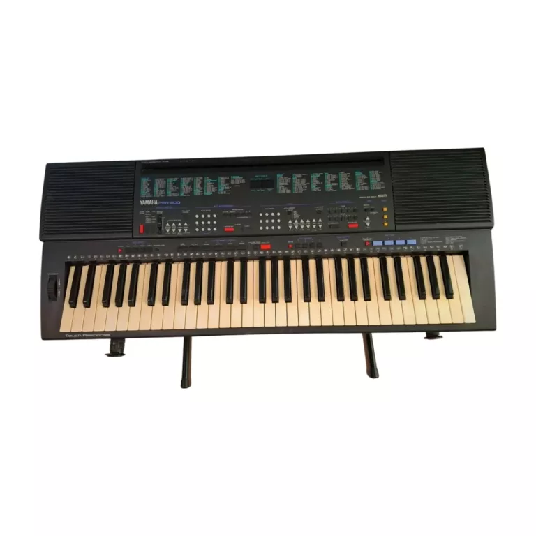 KEYBOARD YAMAHA PSR 500 ZE STATYWEM + ZASILACZ STAN BDB