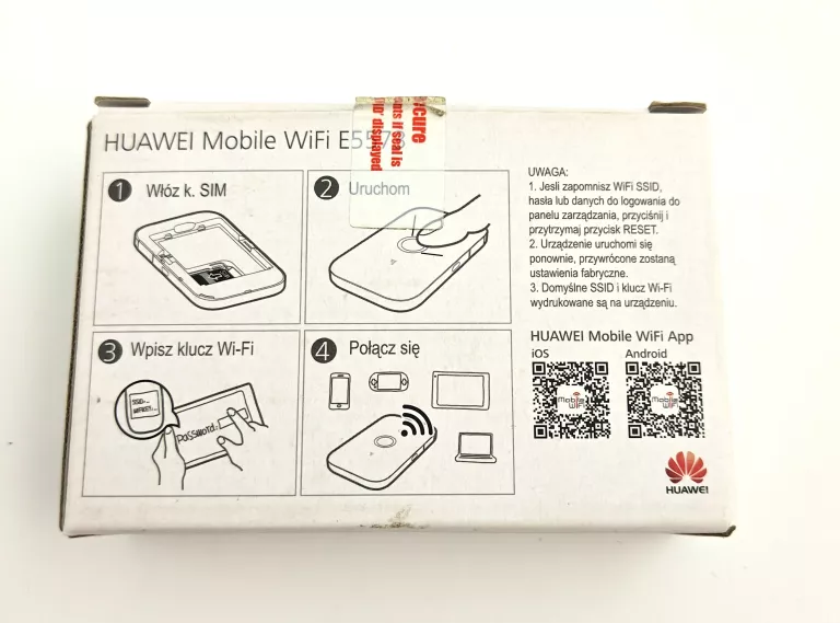 ROUTER MOBILNY HUAWEI E5573 KOMPLET
