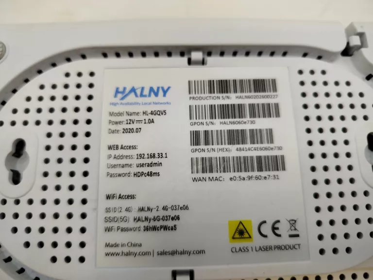 ROUTER HALNY HL-4GQVS ZASILACZ OPIS