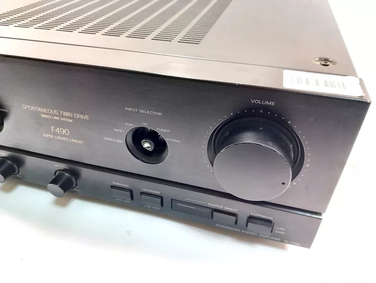 WZMACNIACZ SONY TA-F490 BN BRAK JEDNEGO GUZIKA
