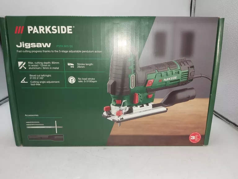 WYRZYNARKA 800W PARKSIDE PSTK 800 G5 KOMPLET