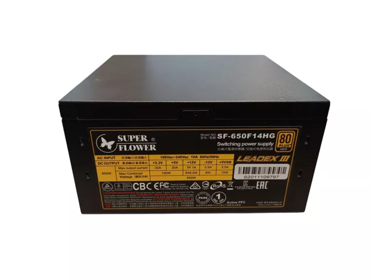 SUPER FLOWER LEADEX III 850W 80 PLUS GOLD