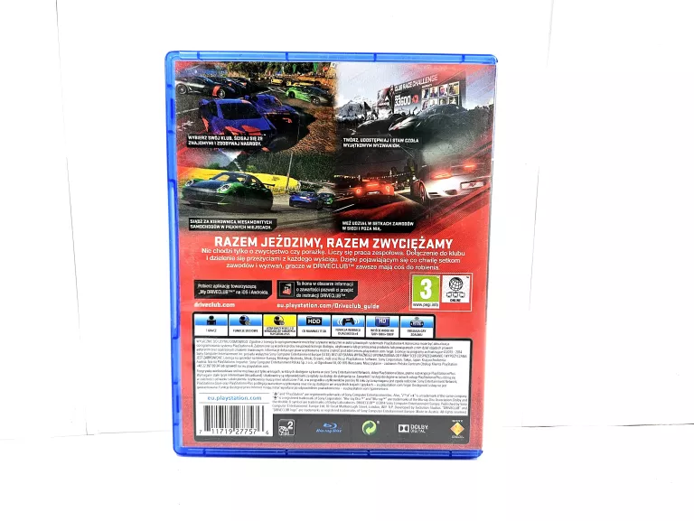 GRA NA PS4 DRIVECLUB
