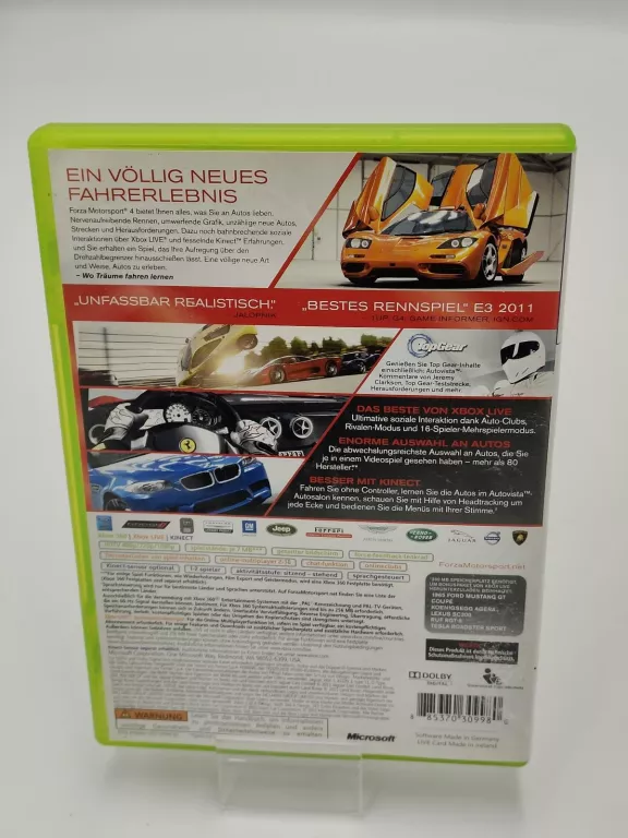 GRA NA XBOX 360 FORZA MOTORSPORT 4