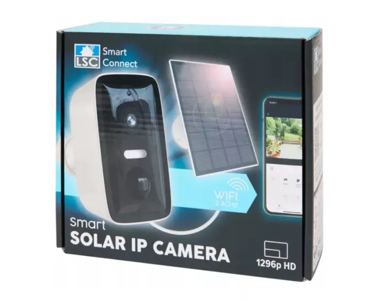 KAMERA IP ZASILANA ENERGIĄ SŁONECZNĄ LSC SMART CONNECT 1296P HD