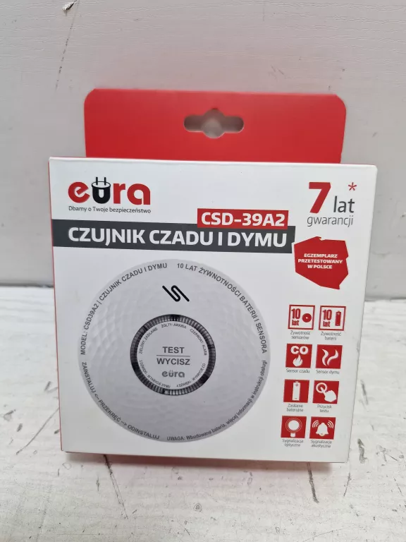 CZUJNIK CZADU I DYMU EURA CSD-39A2