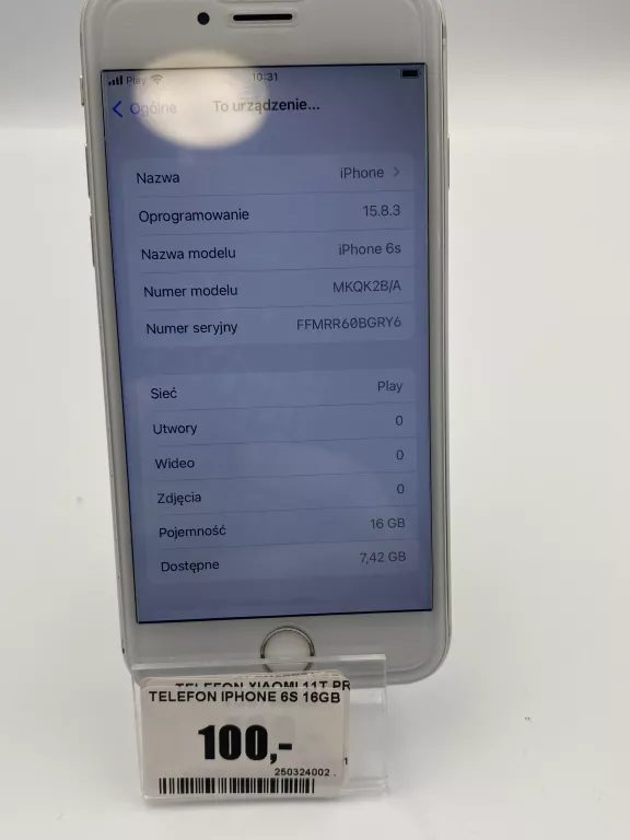TELEFON IPHONE 6S 16GB