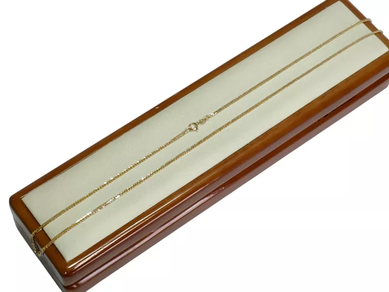 ZŁOTY ŁAŃCUSZEK LISI OGON 3,33G 585 50CM
