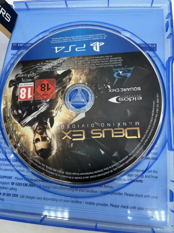 GRA PS4 DEUS EX MANKIND DIVIDED