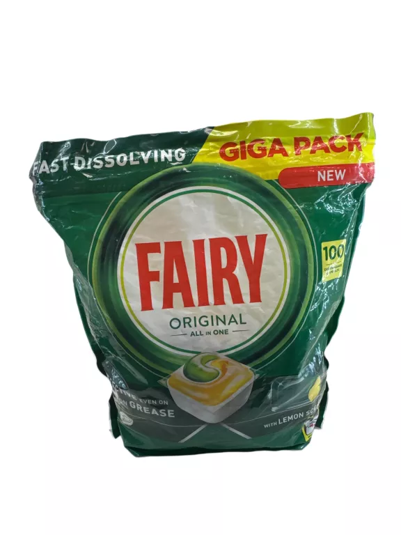 KAPSUŁKI DO ZMYWARKI FAIRY ORIGINAL LEMON 100 SZT