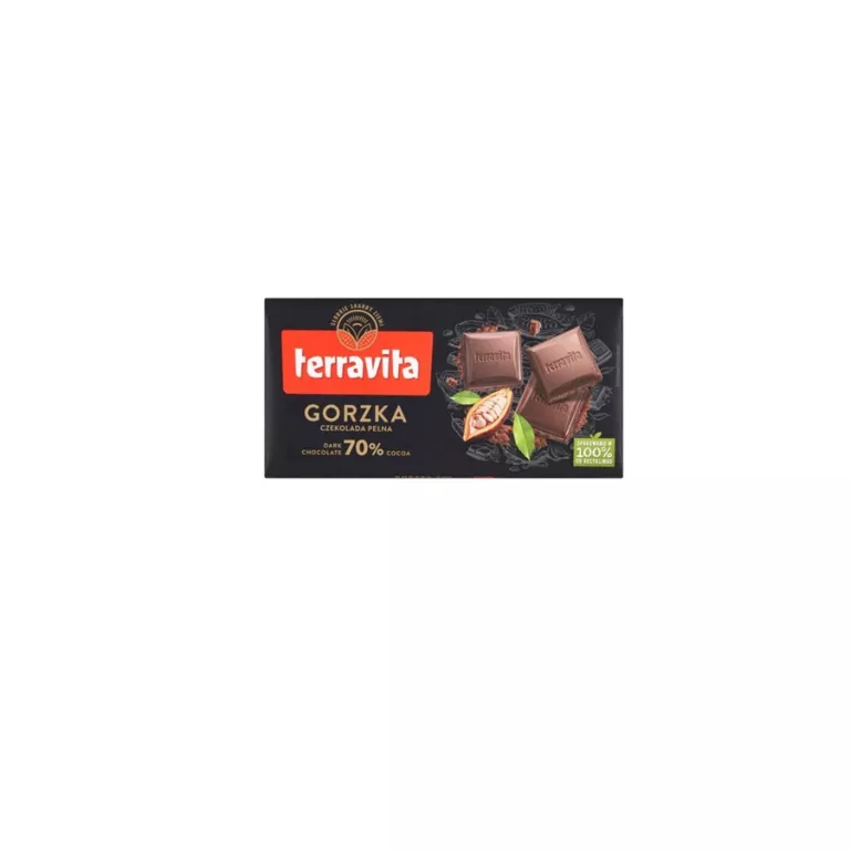 TERRAVITA CZEKOLADA GORZKA 70% 95G
