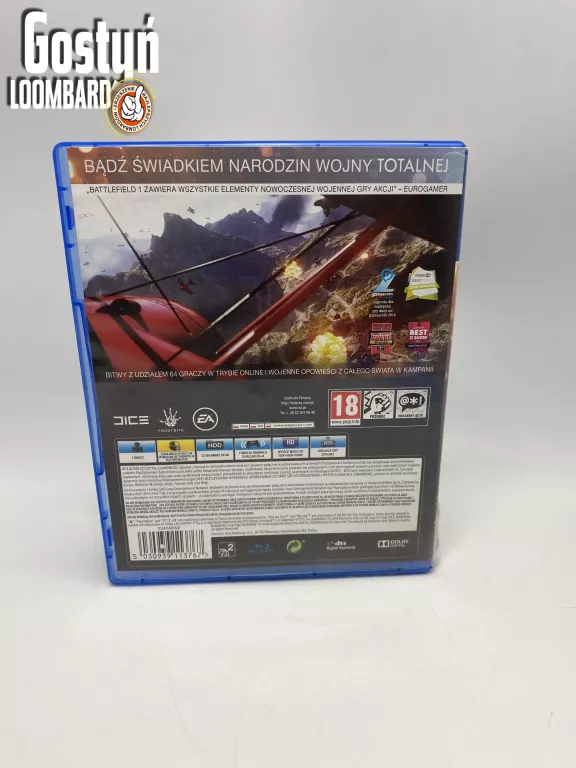 PS4 BATTLEFIELD 1 SONY PLAYSTATION 4 (PS4)