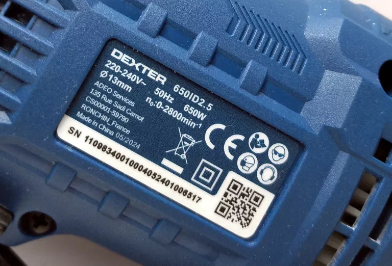 WIERTARKA UDAROWA DEXTER 650ID2.5