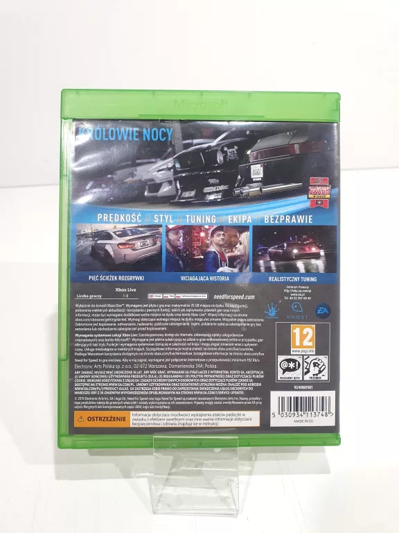 GRA XBOX ONE NEED FOR SPEED NFS