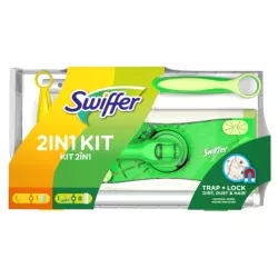SWIFFER 2W1 ZESTAW MOP+8 WKŁADÓW I MIOTEŁKA+1 WKŁAD