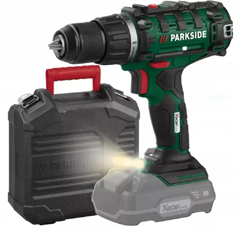 WIERTARKO WKRĘTARKA PARKSIDE PABS 20-LI H9 20 V AKUMULATOROWA LED WALIZKA