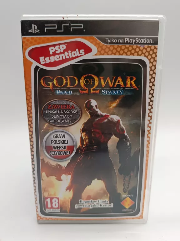 GOD OF WAR DUCH SPARTY GHOST OF SPARTA PSP PL