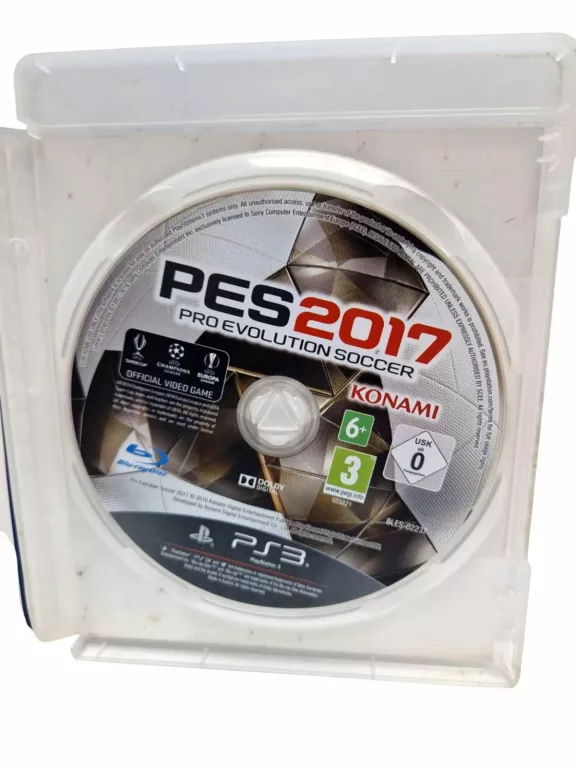 GRA PRO EVOLUTION SOCCER 2017 - PES 2017 - PS3