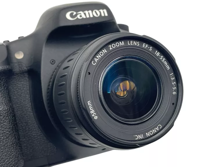 APARAT CANON EOS 7D + OBIEKTYW EF-S 18-55MM F/3.5-5.6 PRZEBIEG 77363 ZDJĘĆ