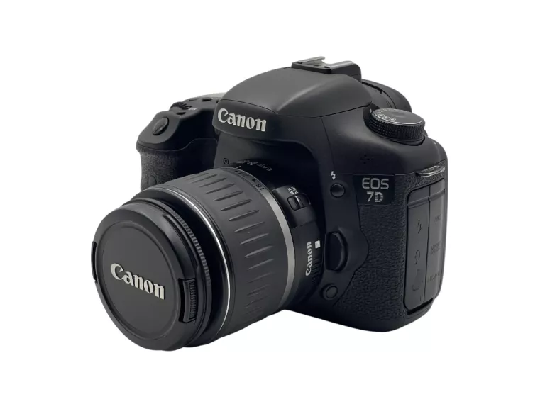 APARAT CANON EOS 7D + OBIEKTYW EF-S 18-55MM F/3.5-5.6 PRZEBIEG 77363 ZDJĘĆ