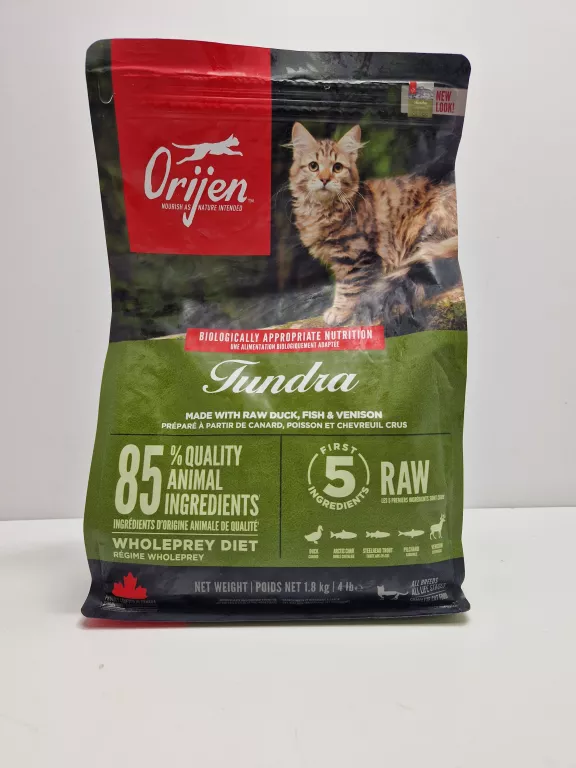 ORIJEN TUNDRA SUCHA KARMA DLA KOTA 1.8 KG