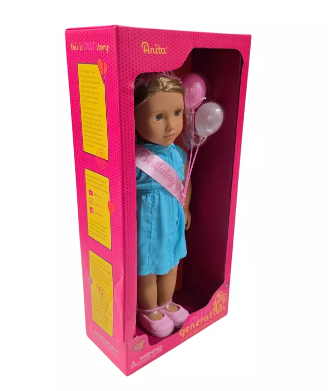 ZABAWKA NASZA GENERACJA LALKA LILY ANITA 46 CM - IDEAŁ!!