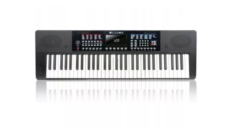 KEYBOARD DLA POCZĄTKUJĄCYCH I DZIECI 128 RYTMÓW LCD SM-61K