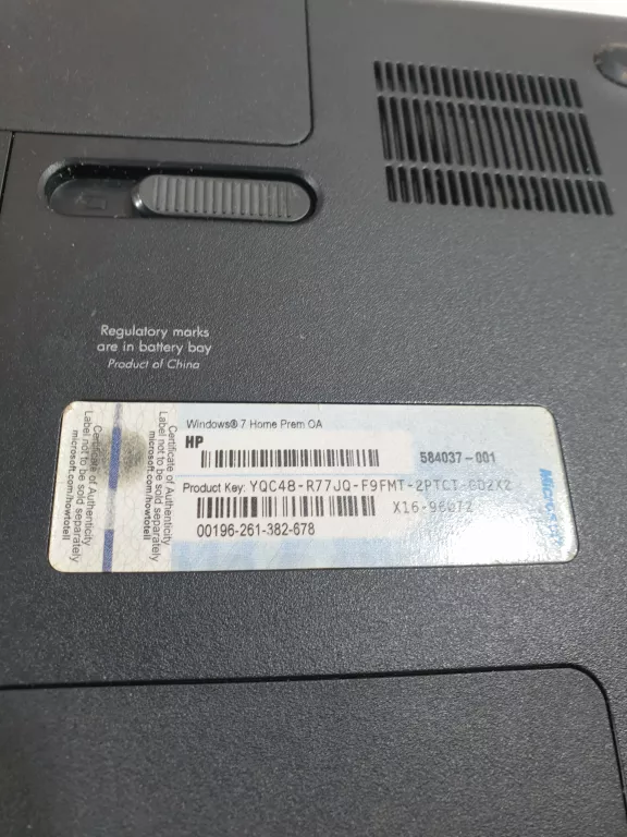 LAPTOP COMPAQ PRESARIO CQ57