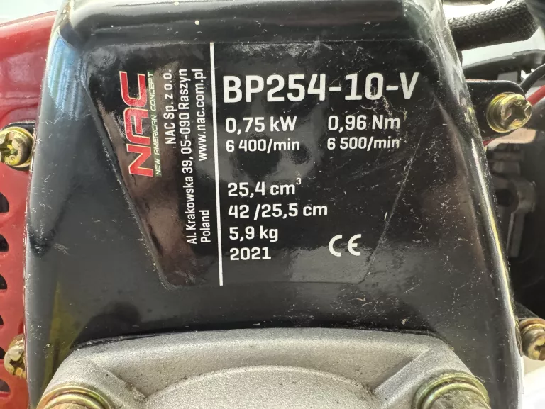 NAC KOSA SPALINOWA BP254-10-V