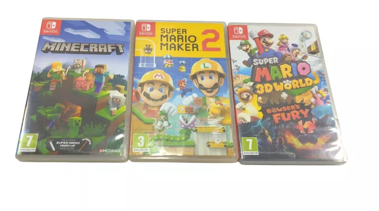 MINECRAFT, SUPER MARIO MAKER I BROWSER'S FURY NA SWITCH
