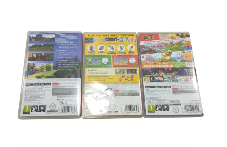 MINECRAFT, SUPER MARIO MAKER I BROWSER'S FURY NA SWITCH
