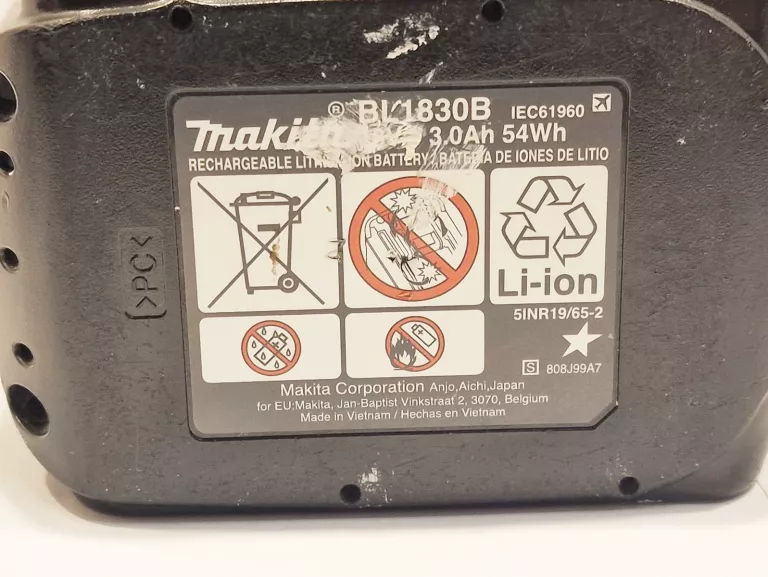 WKRĘTARKA MAKITA DHP482 + AKUMULATOR MAKITA 3AH