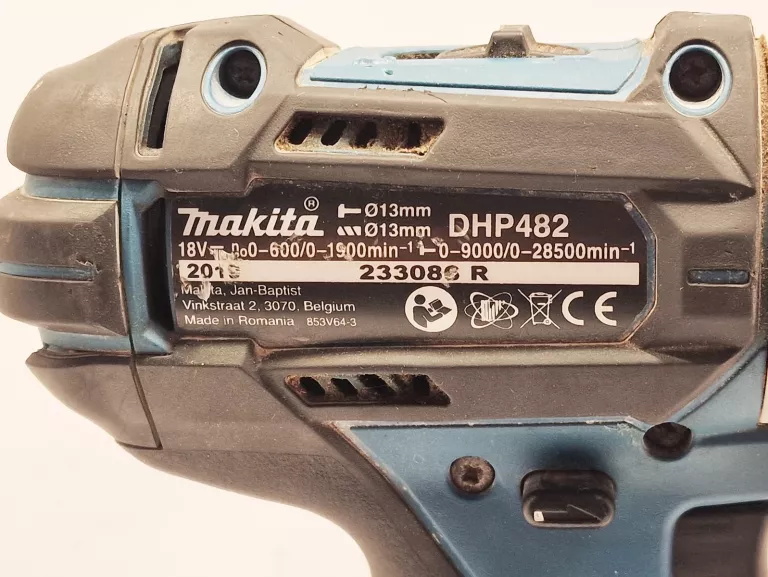 WKRĘTARKA MAKITA DHP482 + AKUMULATOR MAKITA 3AH