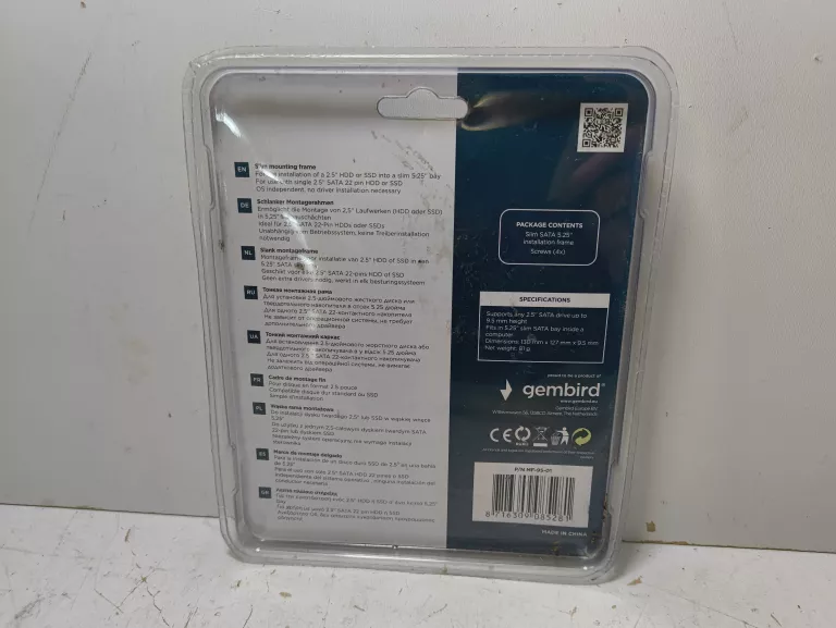 KIESZEŃ NA DRUGI DYSK RAMKA 2,5 HDD SSD SATA 9,5