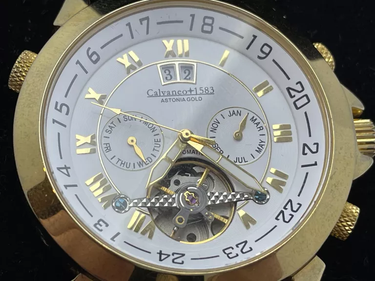 ZEGAREK MĘSKI AUTOMATYCZNY CALVANEO 1583 ASTONIA ROSE GOLD