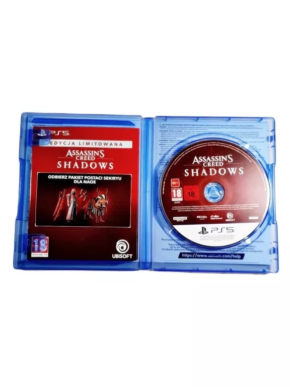 GRA NA KONSOLE PS5 ASSASSIN'S CREED SHADOWS EDYCJA LIMITOWANA NAPISY PL