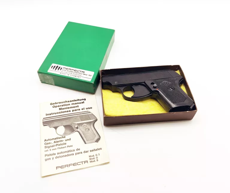 PORĘCZNY PISTOLET HUKOWY PERFECTA G3 6MM MADE IN GERMANY