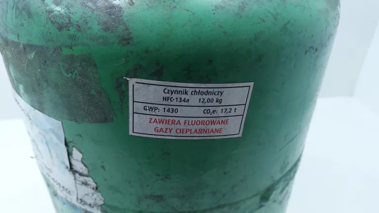 BUTLA NA CZYNNIK CHŁODNICZY R134A / ZIELONA