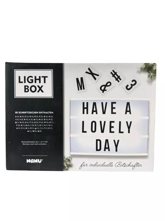 NANU-NANA LIGHTBOX LAMPKA 90 LITER