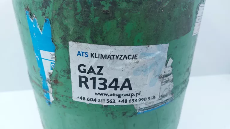 BUTLA NA CZYNNIK CHŁODNICZY R134A / ZIELONA