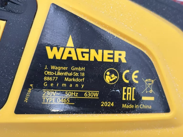 ELEKTRYCZNY PISTOLET MALARSKI NATRYSKOWY WAGNER W590 FLEXIO 630W